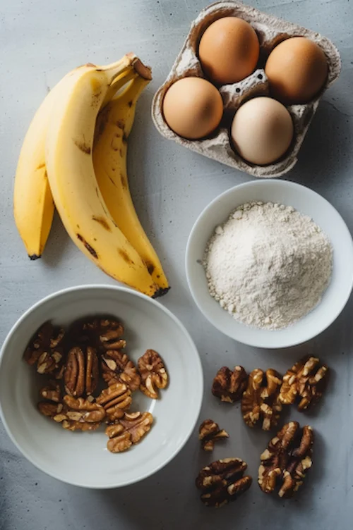 ingredientes Bizcocho de plátano: receta para microondas