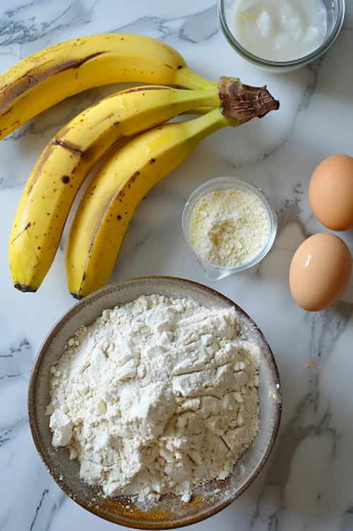 ingredientes Bizcocho de plátano sin gluten