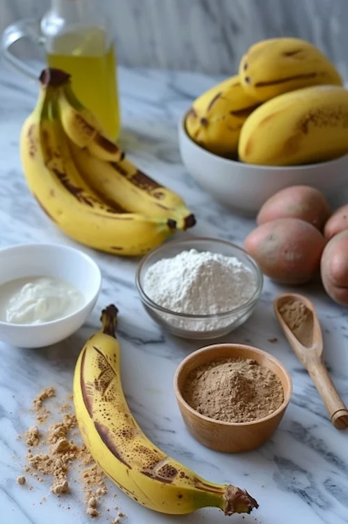 ingredientes Bizcocho vegano de plátano